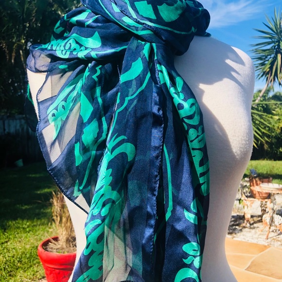 Hale Bob Accessories - Hale Bob vintage silk scarf,